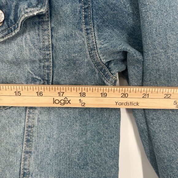 Judith March JAGUARS Denim Jacket Women's Small / Medium Custom Varsity Sequins - Picture 7 of 13